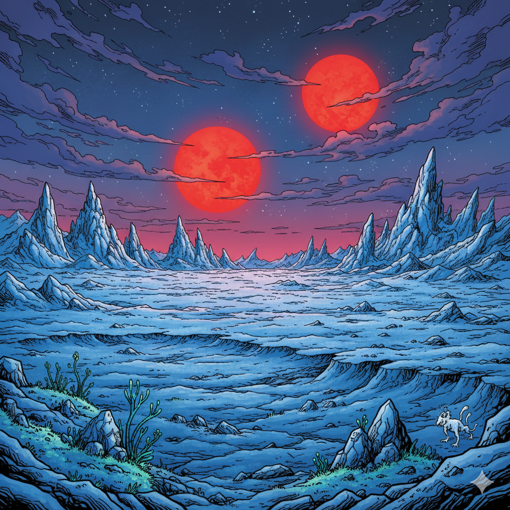 Ilustración de lugares en Polifrey